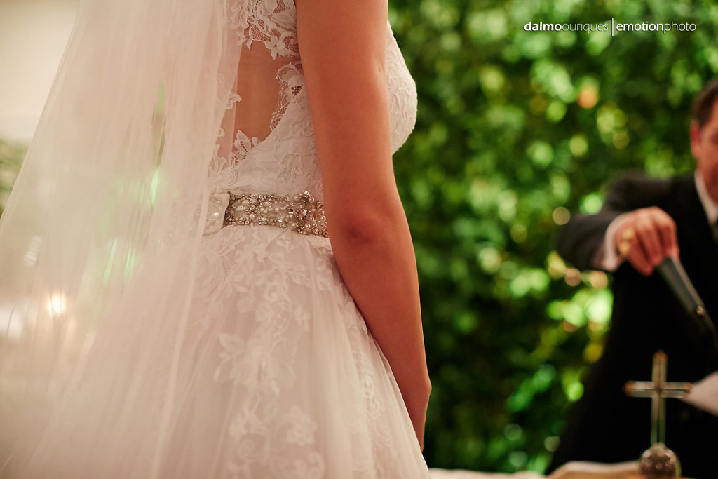 Fotógrafo de Casamento em Florianópolis; vestido da noiva; Alameda Casa Rosa