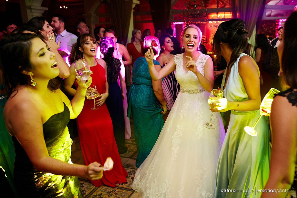 Fotógrafo de Casamento em Florianópolis; Festa de casamento; Alameda Casa Rosa
