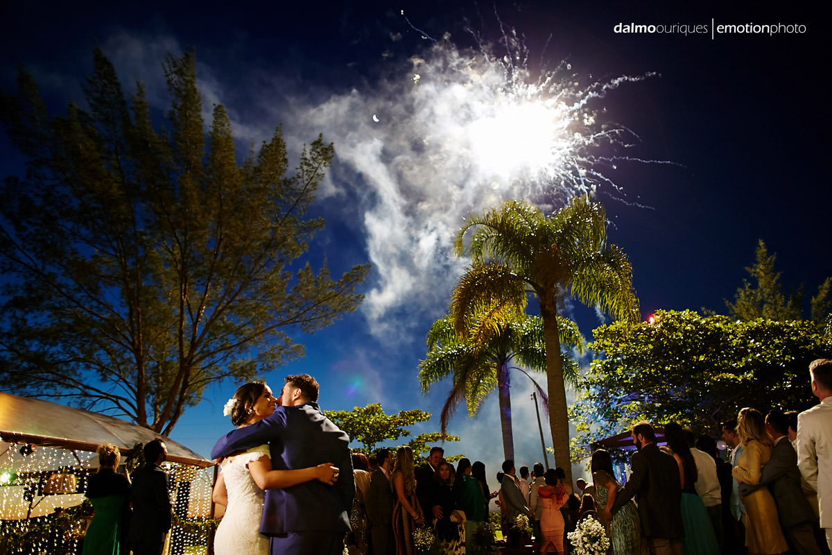 fogos de artifício em casamento; cerimonia de casamento; melhores fotógrafos de florianópolis;
