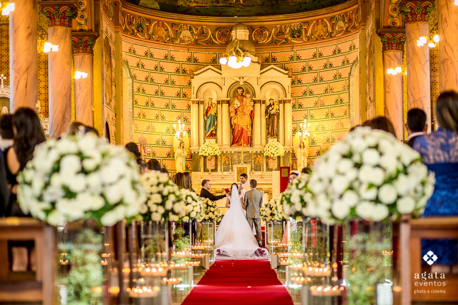 Decoração Corredor da Igreja Matriz de São José dos Pinhais