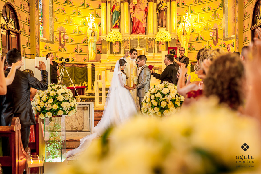 Cerimônia na Igreja Matriz de São José dos Pinhais