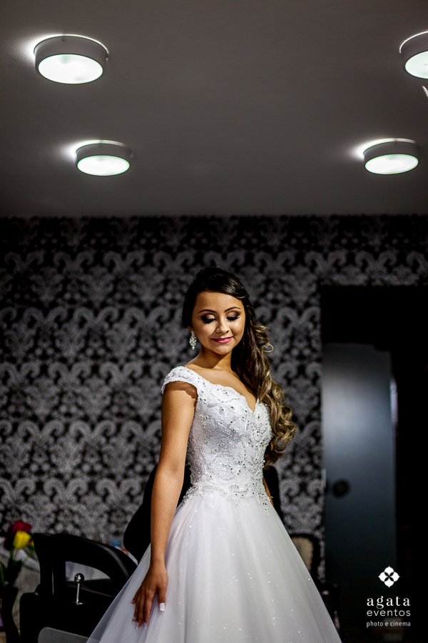 Noiva pronta para o casamento