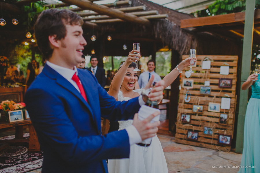 brindo do casal americana casamento sp