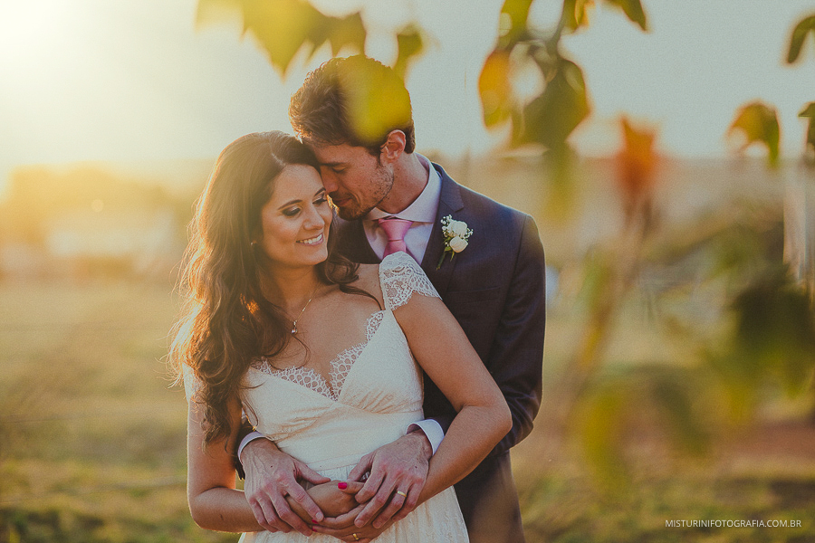 casamento por do sol