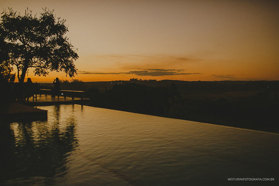 por do sol no casamento