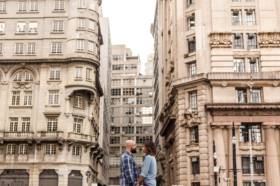 Ensaio Fotográfico Pré wedding Sonia e Rodrigo na cidade de São Paulo,