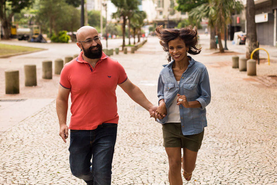 Ensaio Fotográfico Pré wedding Sonia e Rodrigo na cidade de São Paulo,