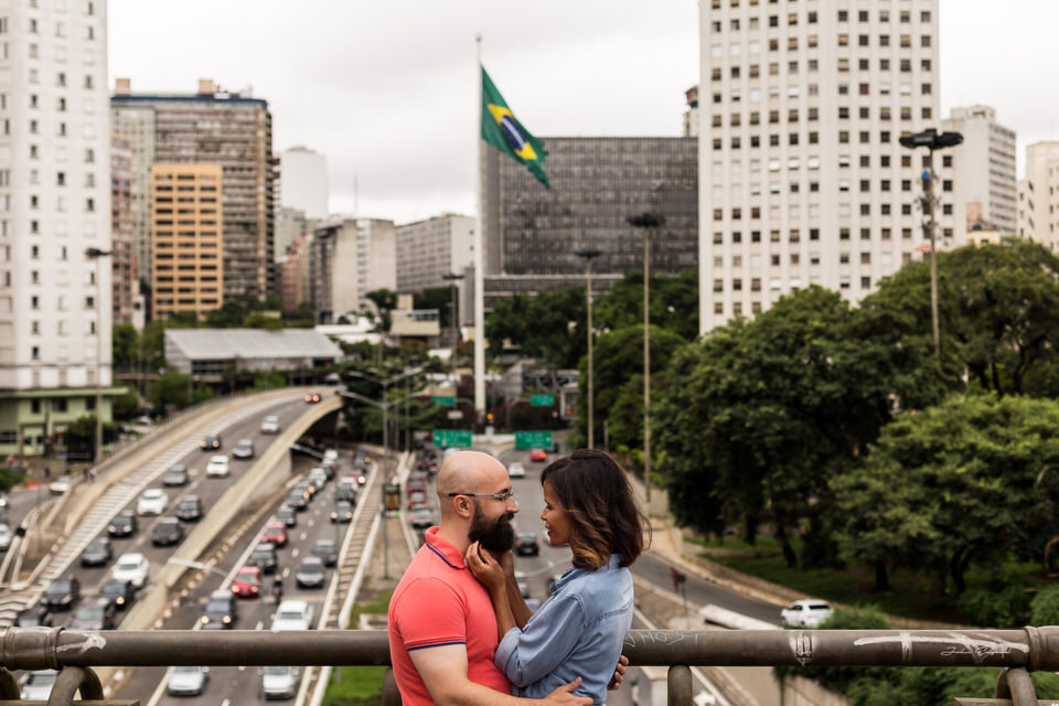 Ensaio Fotográfico Pré wedding Sonia e Rodrigo na cidade de São Paulo,