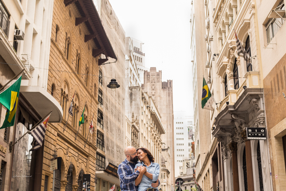 Ensaio Fotográfico Pré wedding Sonia e Rodrigo na cidade de São Paulo,