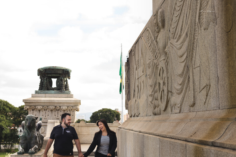 Ensaio Pré Wedding Néia e Humberto no museu da Independência em São Paulo ,fotografado por John Edgard
