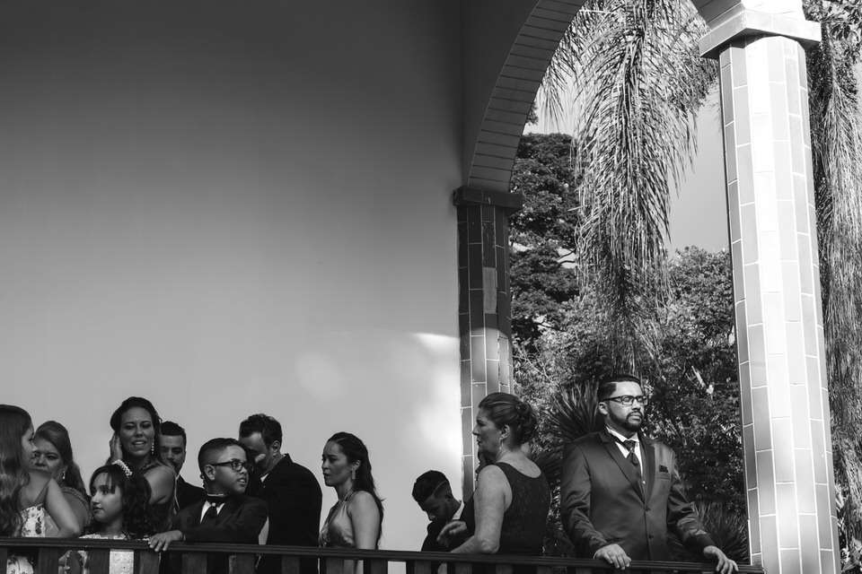 Casamento da Aline e do Alan realizado no espaço Lá Capella