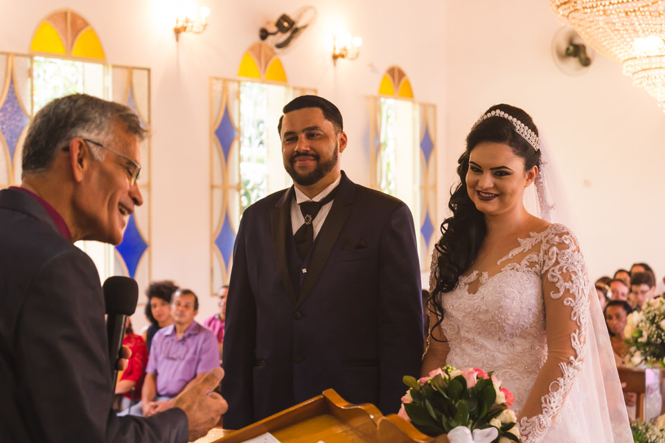 Casamento Aline e Alan no espaço Lá Capella