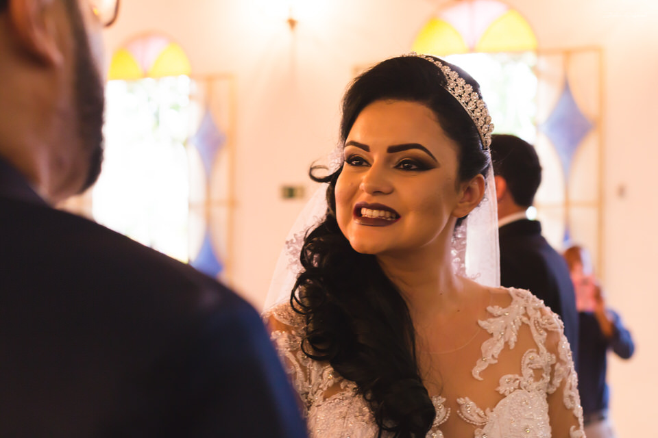 Casamento Aline e Alan no espaço Lá Capella