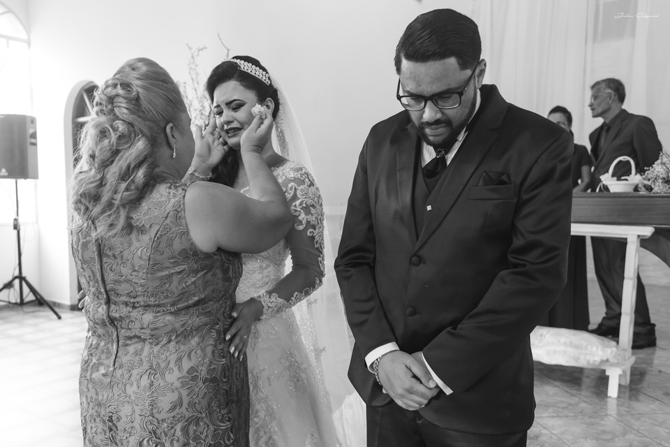 Emoção no casamento Aline e Alan em SP