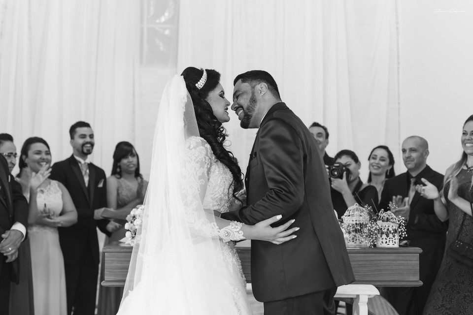Beijo de casamento em SP