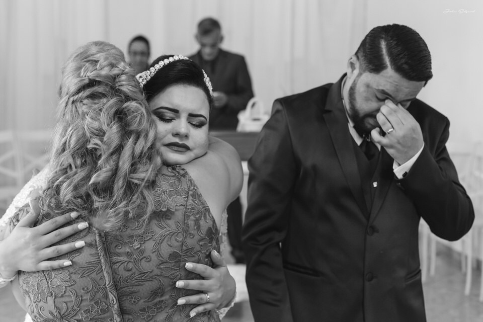 Emoção no casamento Aline e Alan em SP