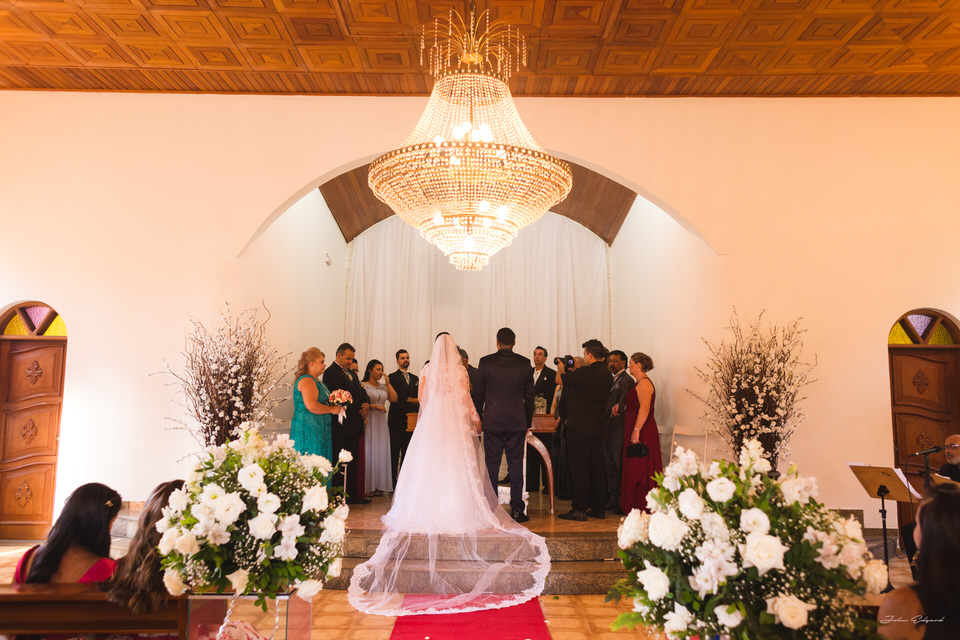 Casamento Aline e Alan no espaço Lá Capella