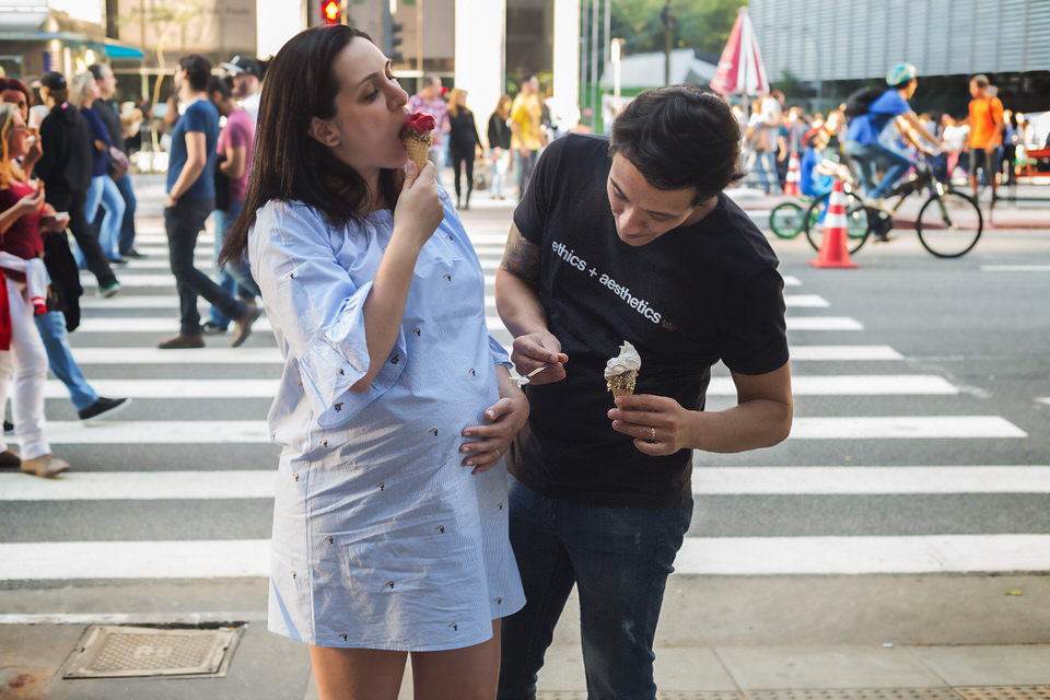 Ensaio Gestante Livia na Avenida Paulista em SP
