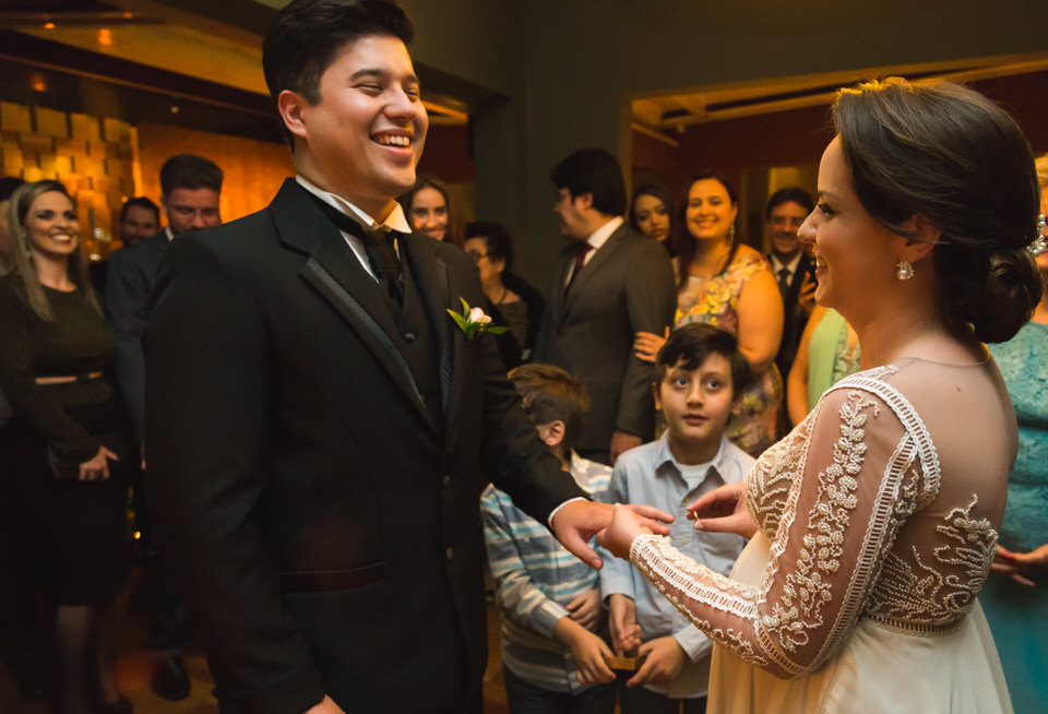 casamento da Ana e Bruno no Othelo restaurante em São Paulo