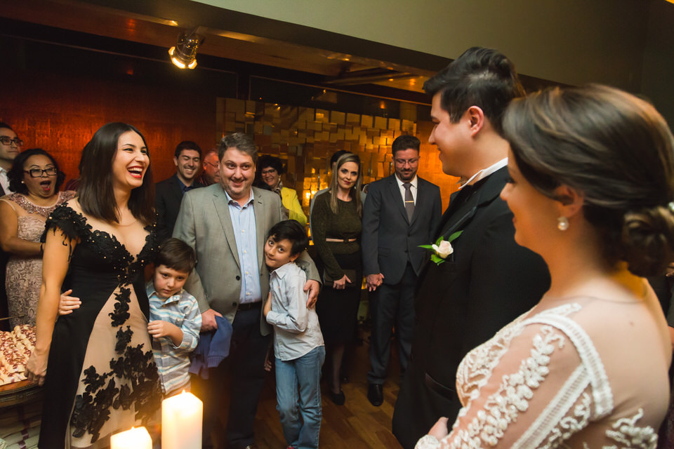 casamento da Ana e Bruno no Othelo restaurante em São Paulo