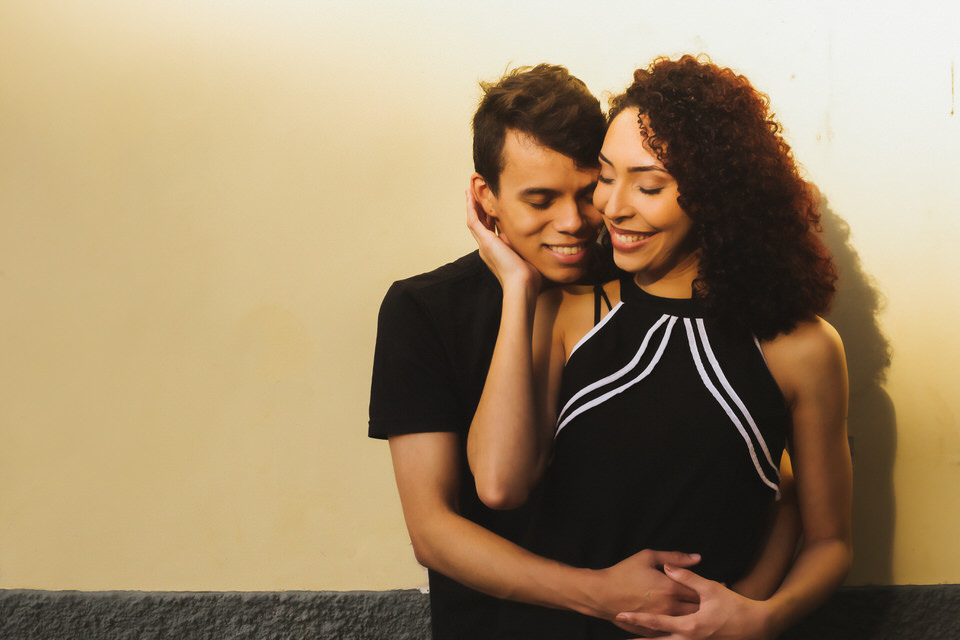 ensaio fotográfico de casal da Maíra e Isaías no Horto Florestal- SP