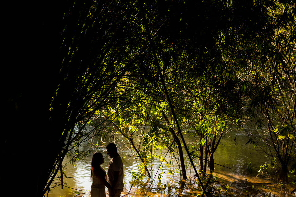 Pré wedding Carolina e Rudy no parque municipal Ilha grande Guararema-SP