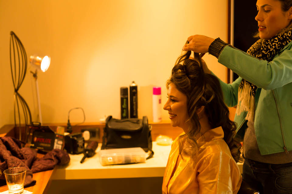 making of da noiva Aline no hotel renaissance em Sp