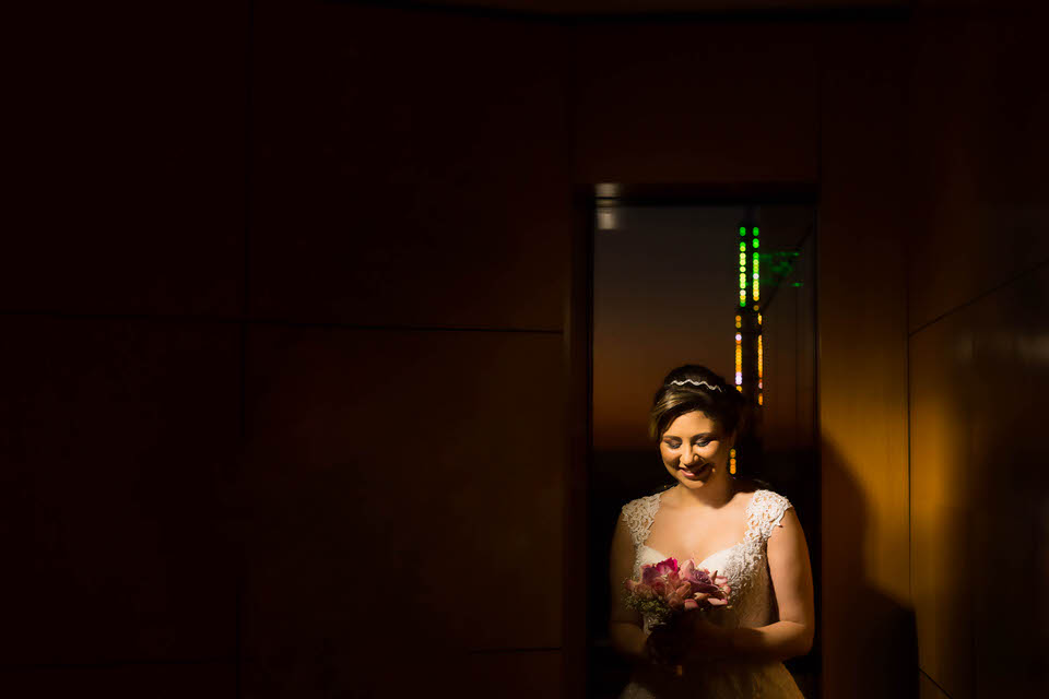 retrato da noiva Aline hotel renaissance em Sp