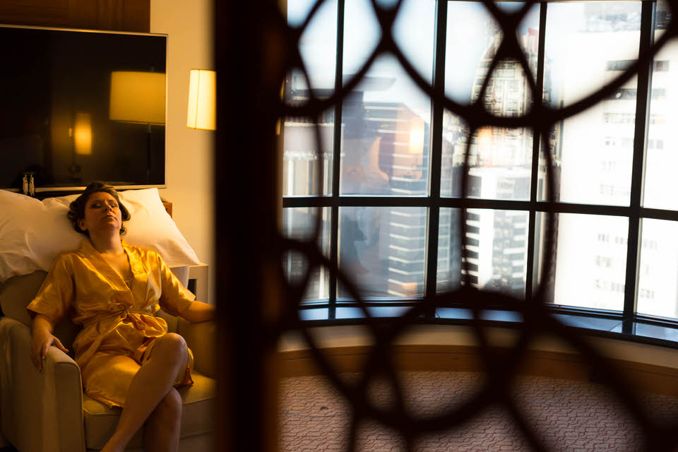 making of da noiva Aline no hotel renaissance em Sp