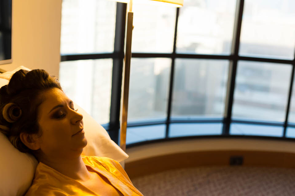 making of da noiva Aline no hotel renaissance em Sp