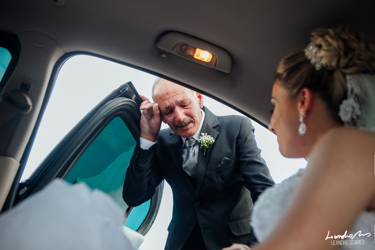 Pai e noiva fotografia casamento