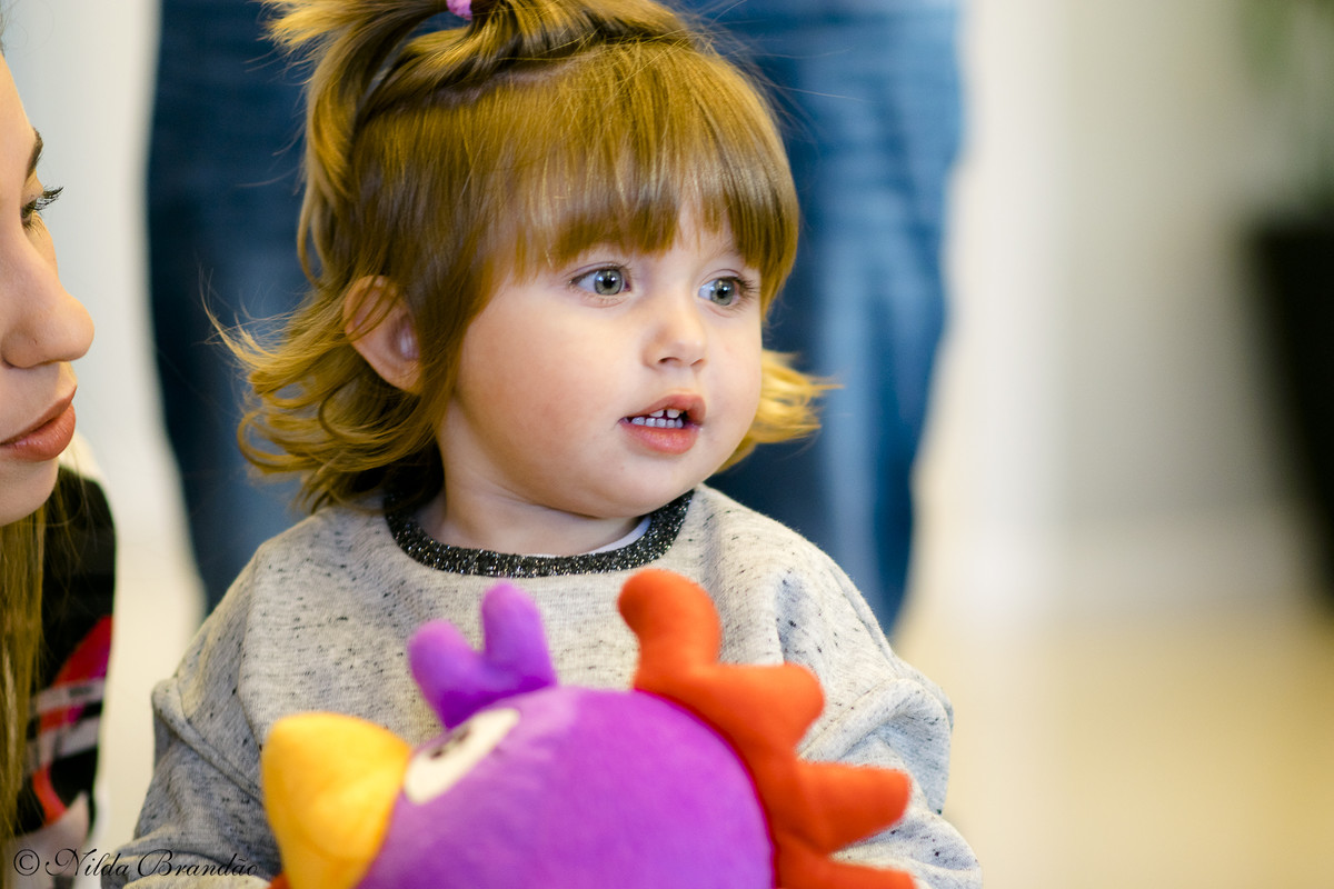Foto da menina linda no aniversario da Lorena.