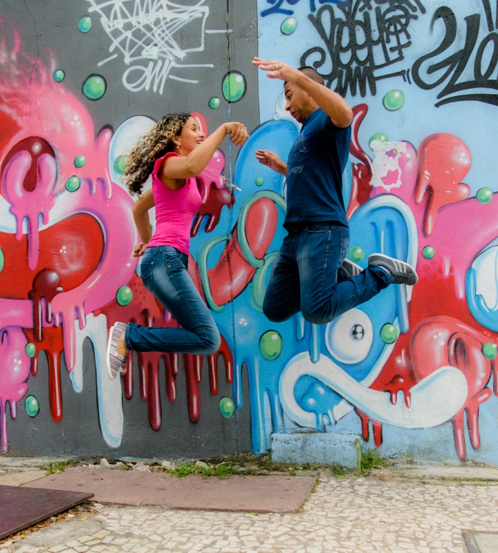 Jumping no vale do anhangabaú, centro de São Paulo.