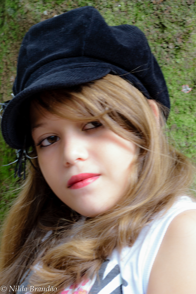 Close de rosto de menina
