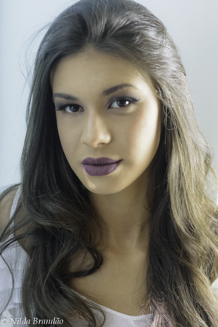 Adoro fotografia de retrato, esse ficou lindo apos a maquiagem pronta