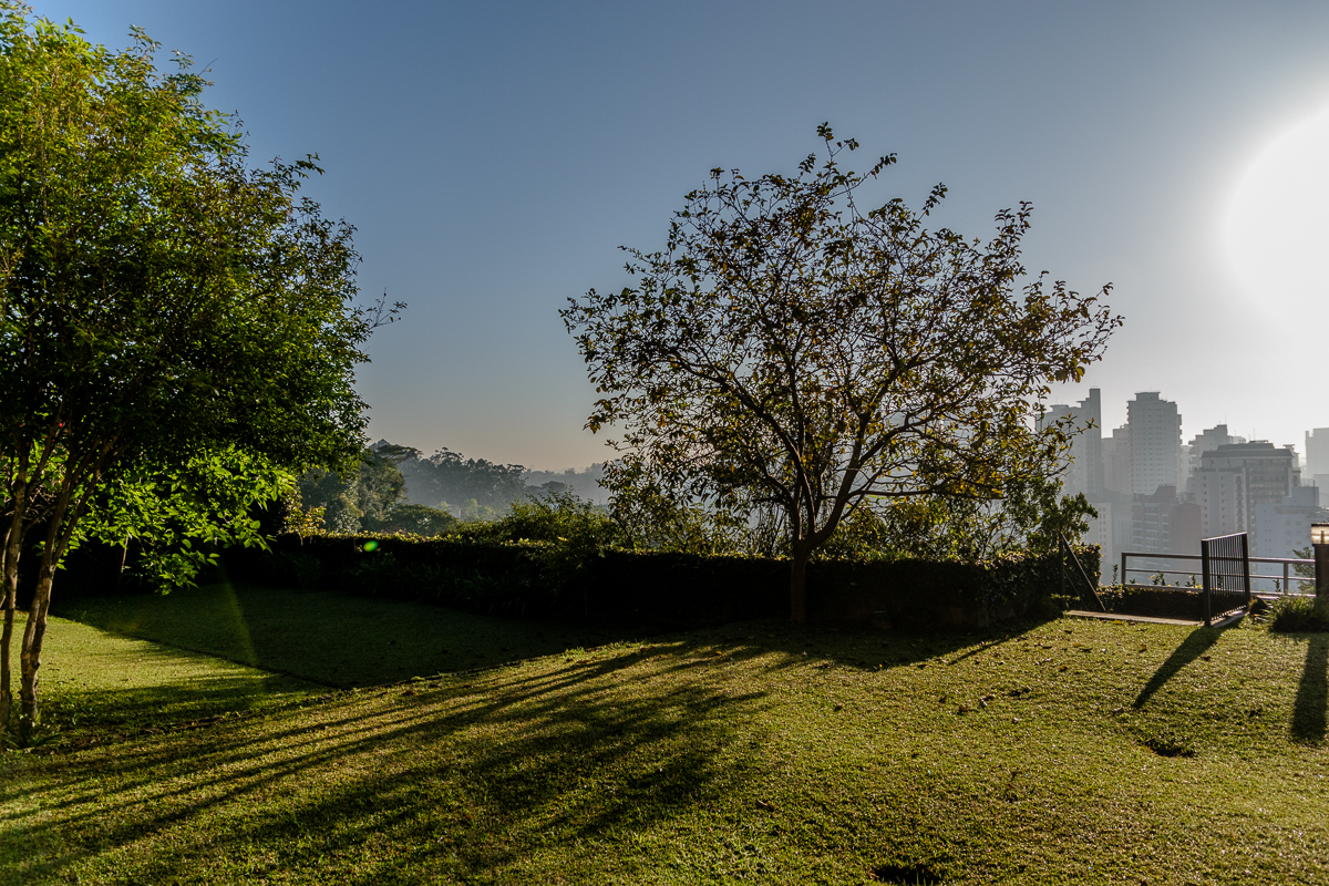 Uma bela visão de São Paulo, vista do morumbi