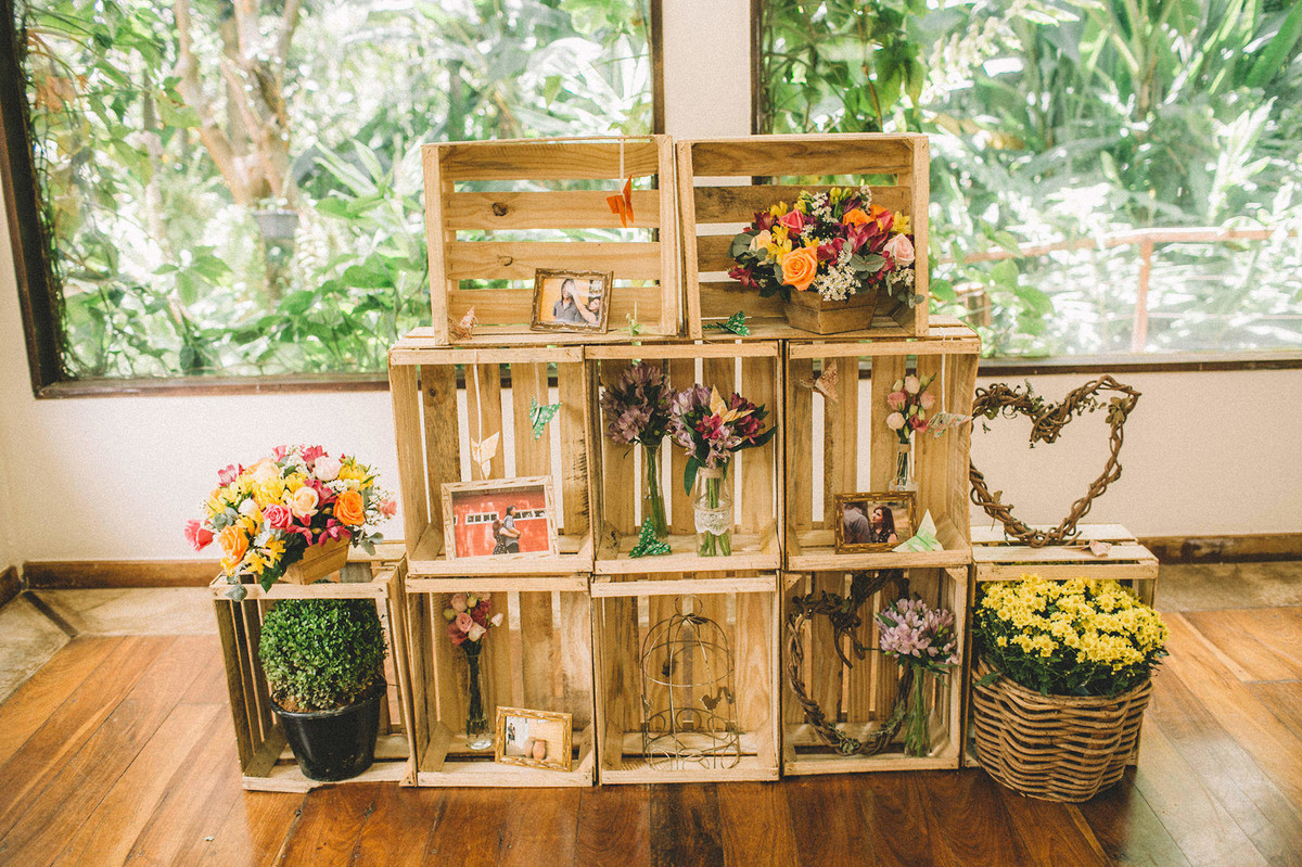 Decoração de casamento rústico de Miss Rocha