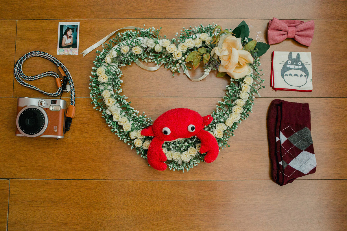Detalhes de casamento do rubio e da juliana