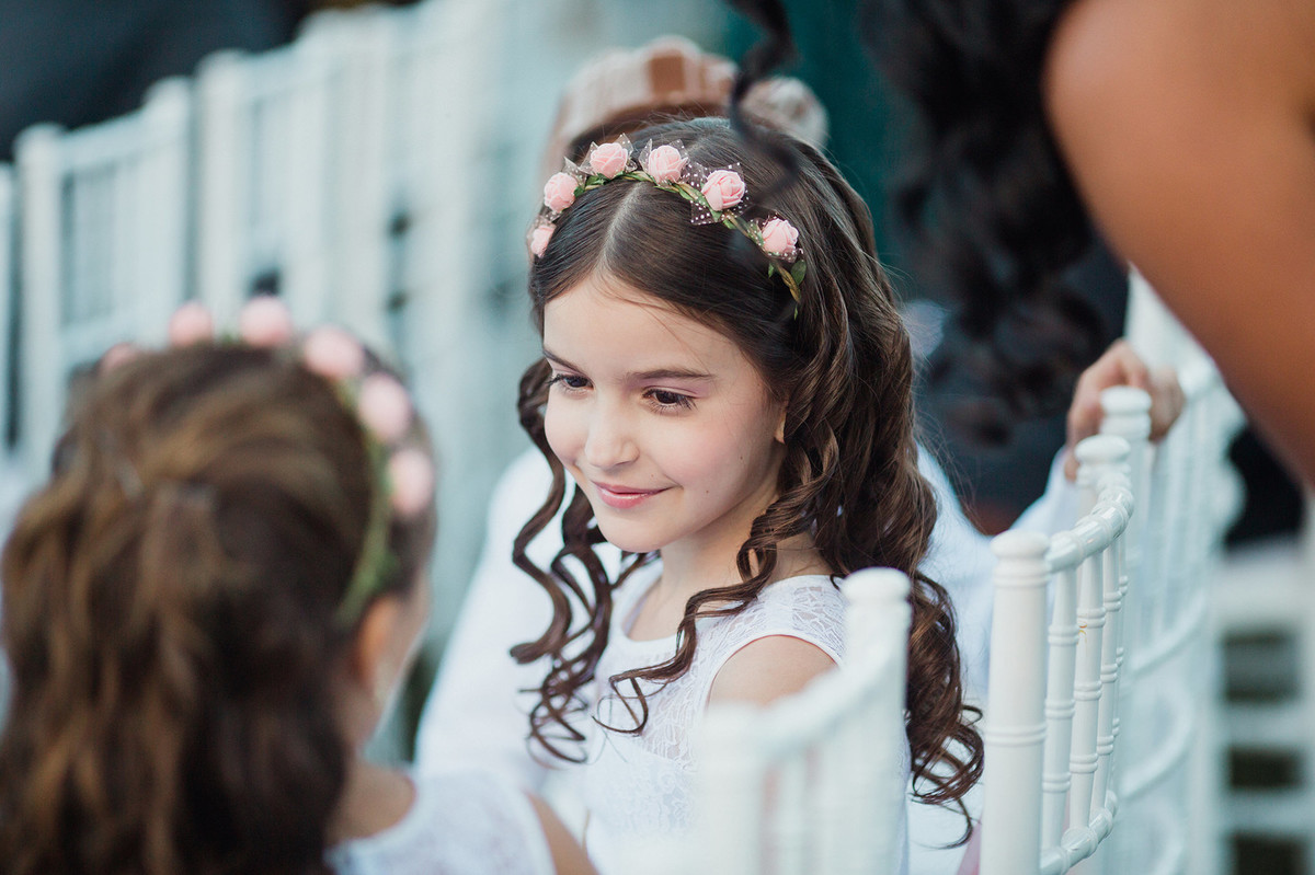 daminha de casamento