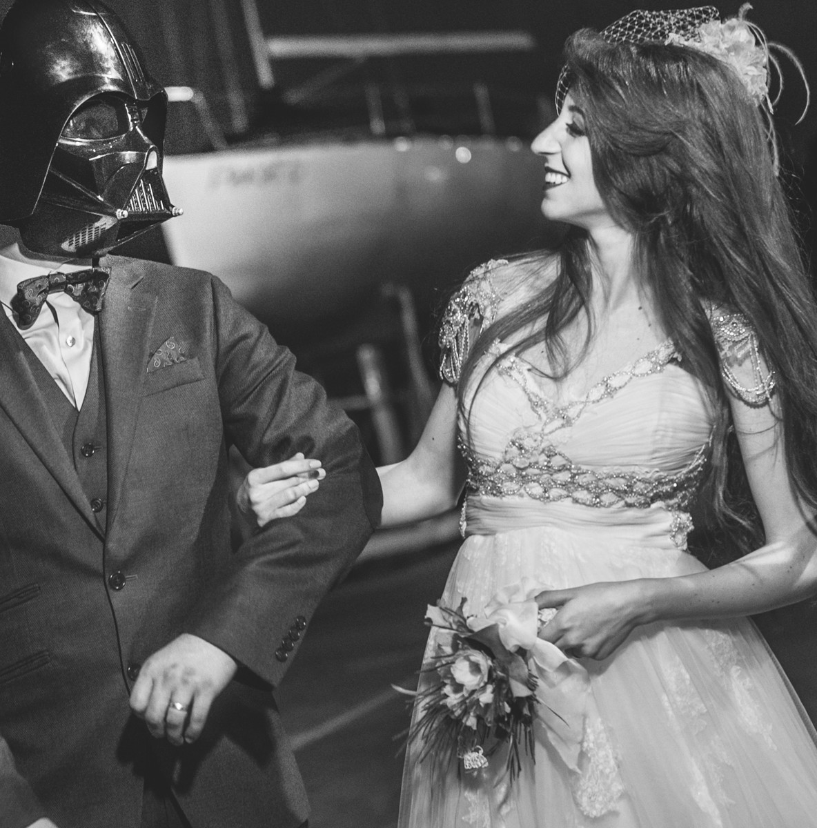 wedding vintage retro star wars nerd casamento