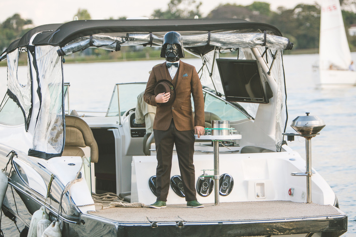wedding vintage retro star wars nerd casamento