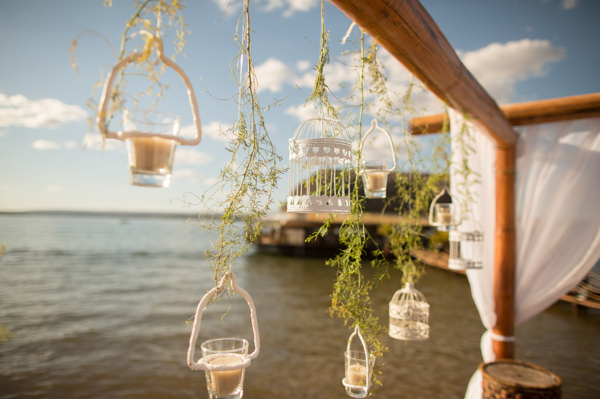 Decoração do casamento da Ana no Ilha das Tribos em Brasília-DF e registrado pelo fotógrafo Rafael Ohana em Brasília-DF