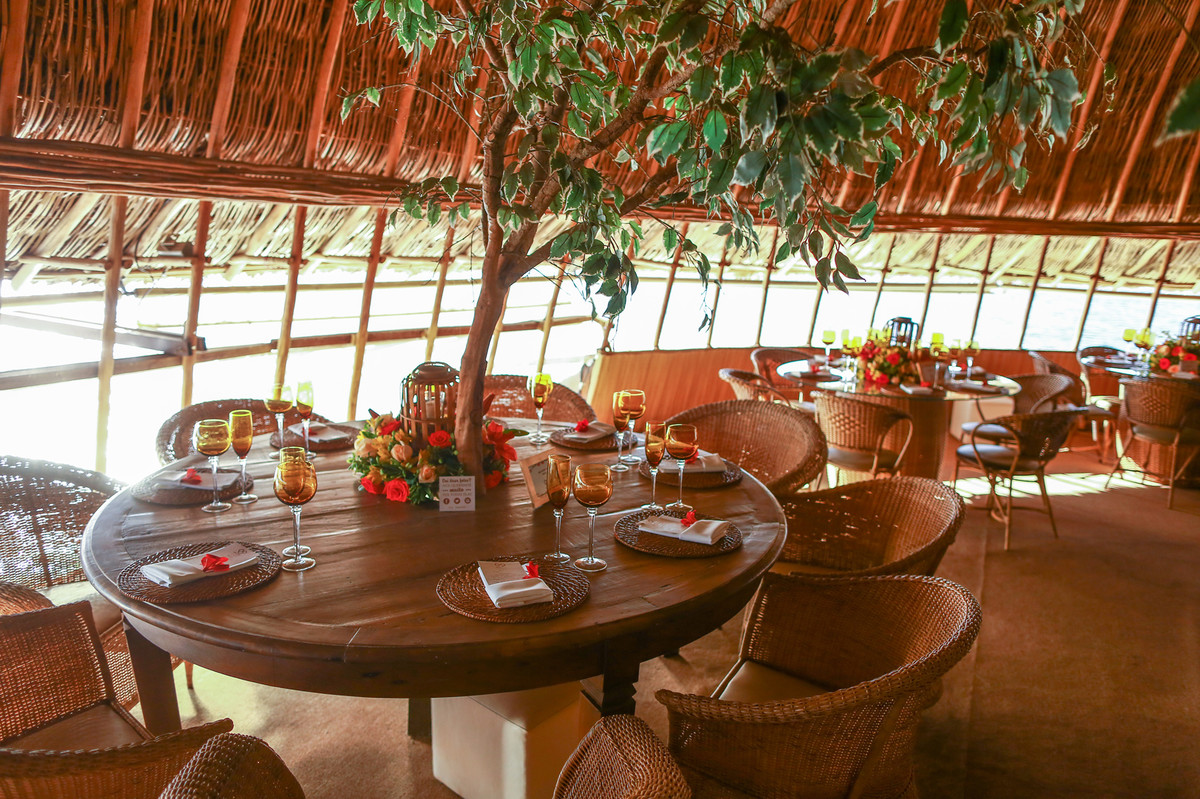 Decoração do casamento da Ana no Ilha das Tribos em Brasília-DF e registrado pelo fotógrafo Rafael Ohana em Brasília-DF