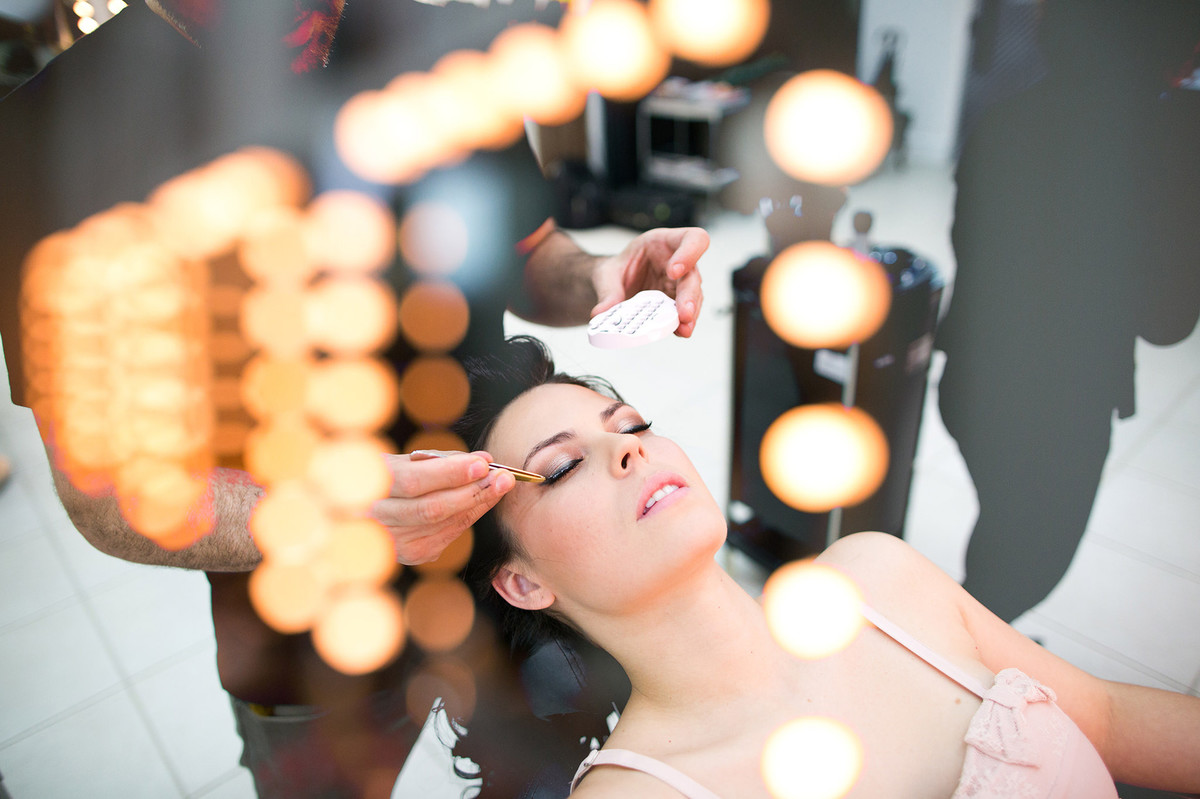 Making of da noiva feito no salão BLZ pelo fotógrafo de casamento Rafael Ohana em Brasília-DF