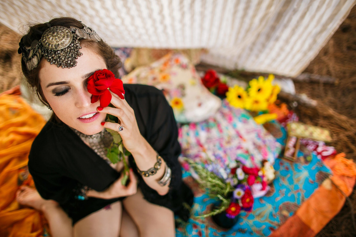 Ensaio fotográfico no estilo boho chic feito pelo fotógrafo Rafael Ohana em Brasília-DF