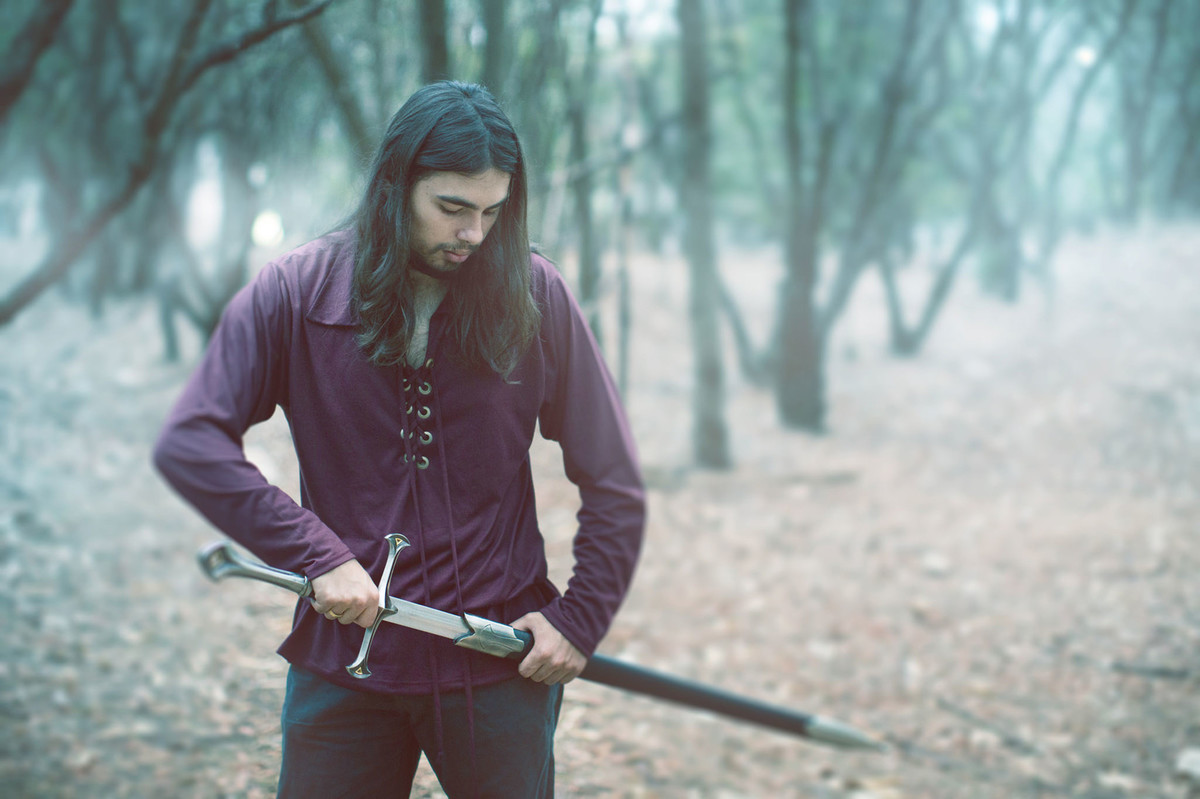 retrato noivo medieval www.rafaelohana.com Medieval knight Photoshoot