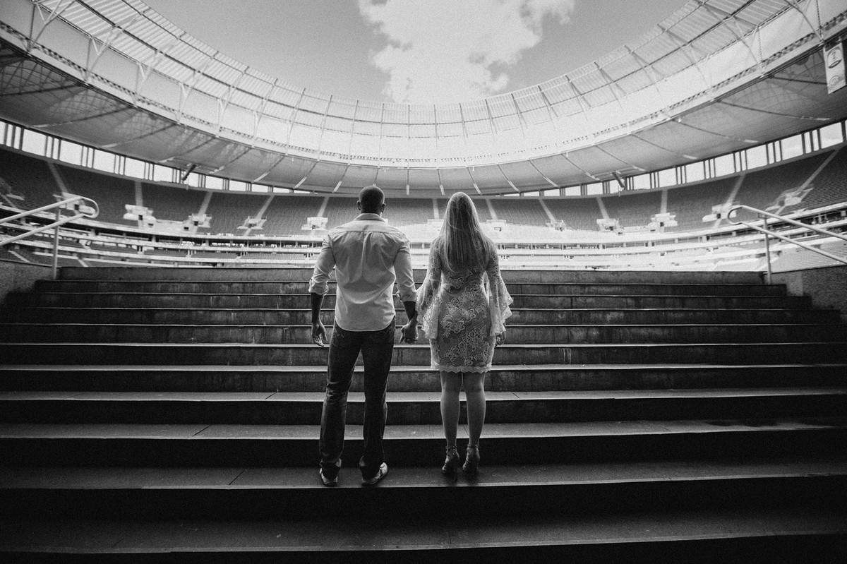 Ensaio feito no Estádio Nacional de Brasília clicado pelo fotógrafo Rafael Ohana em Brasília-DF