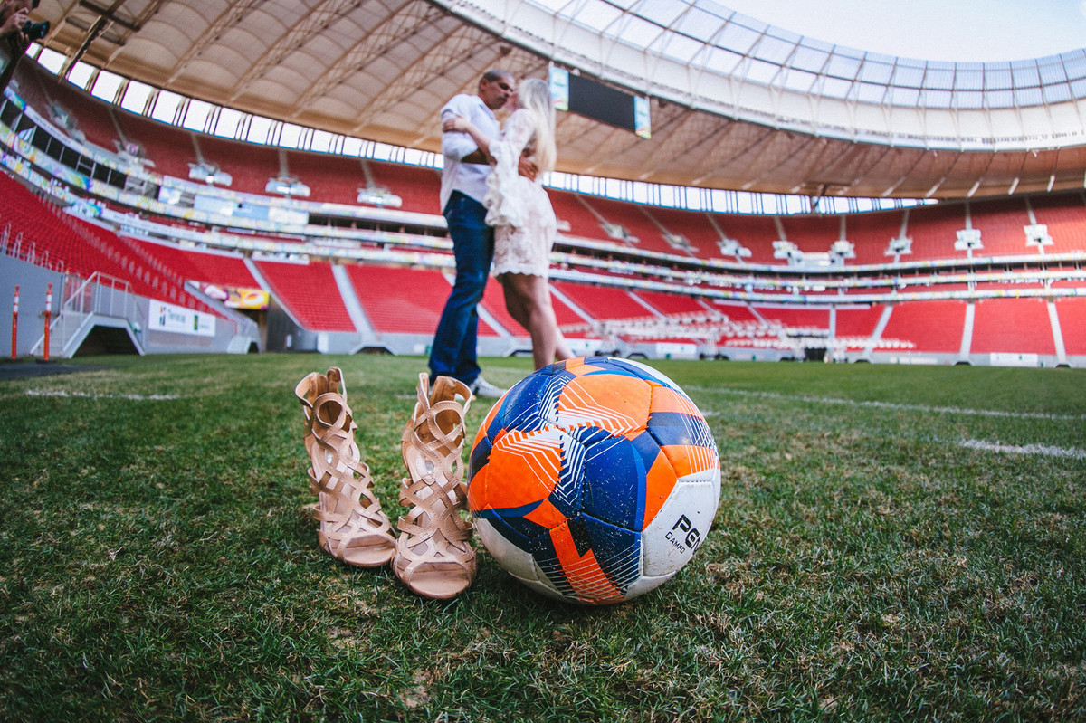Ensaio feito no Estádio Nacional de Brasília clicado pelo fotógrafo Rafael Ohana em Brasília-DF