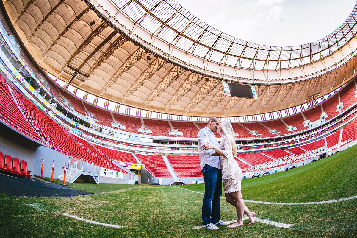 Ensaio feito no Estádio Nacional de Brasília clicado pelo fotógrafo Rafael Ohana em Brasília-DF
