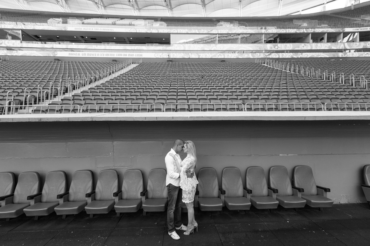 Ensaio feito no Estádio Nacional de Brasília clicado pelo fotógrafo Rafael Ohana em Brasília-DF